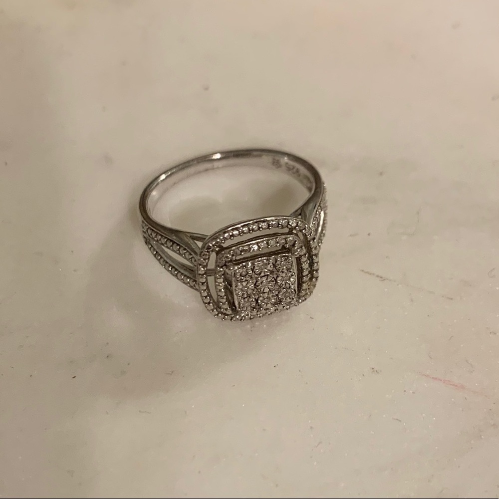 Zales silver ring